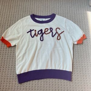 Queen of Sparkles clemson tigers top